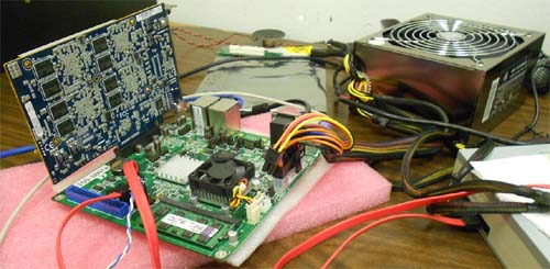 Embedded HPC board lab test