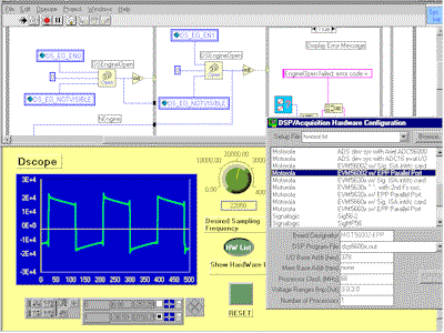 DirectDSP Hardware Selector Dialog Box